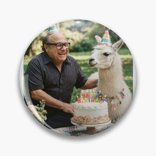 Item preview, Danny devito llama picnic llamas animal pet nature meme memes funny parody christmas birthday  designed and sold by CheeseBlueprint.