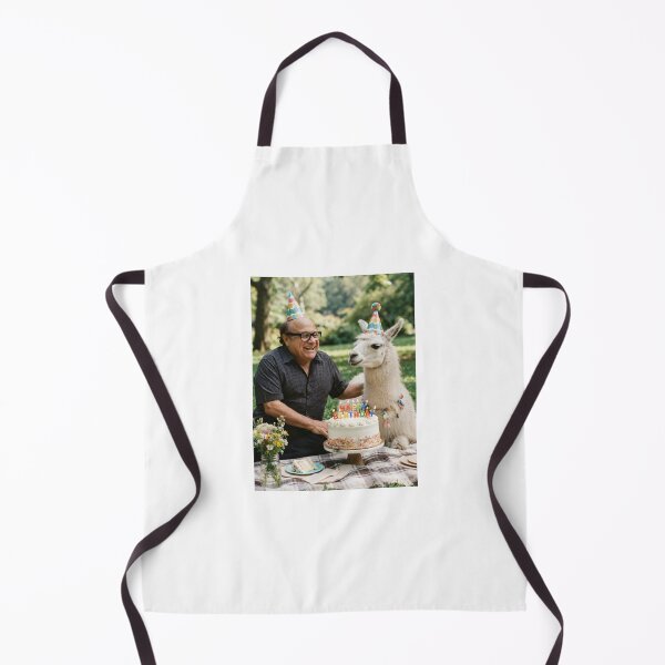 Item preview, Danny devito llama picnic llamas animal pet nature meme memes funny parody christmas birthday designed and sold by CheeseBlueprint.