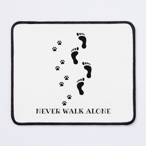 Item preview, Never Walk Alone Footprints Paw Prints Graphic designed and sold by GiaoCalonas.