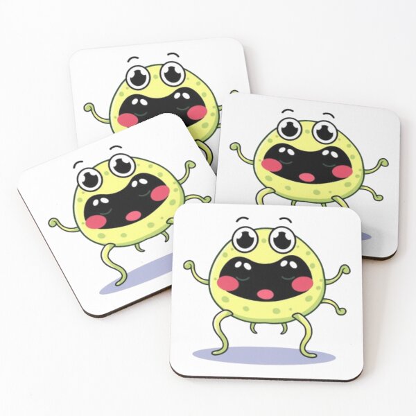 Item preview, Cute Cyclospora Cartoon |   Funny Microbiology Character |   Science Lover Gift designed and sold by MystiColo.
