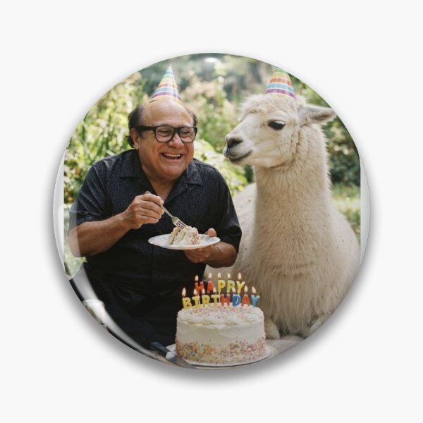 Item preview, Danny devito llama picnic llamas animal pet nature meme memes funny parody christmas birthday  designed and sold by CheeseBlueprint.