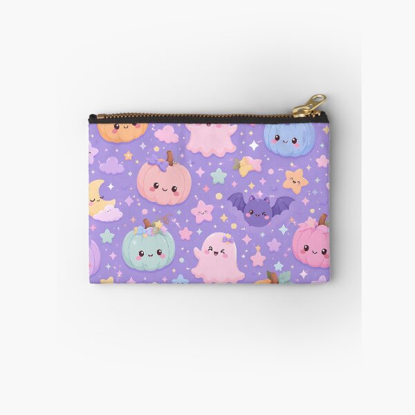 Item preview, Kawaii Pastel Autumn Night Ghost Pattern designed and sold by Thai Vibe Studio.
