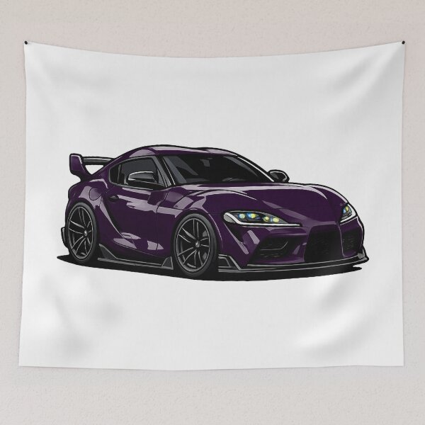 Item preview, A90 MK5 Spra Midnight Purple Mini JDM Sports Car designed and sold by VenZolic.