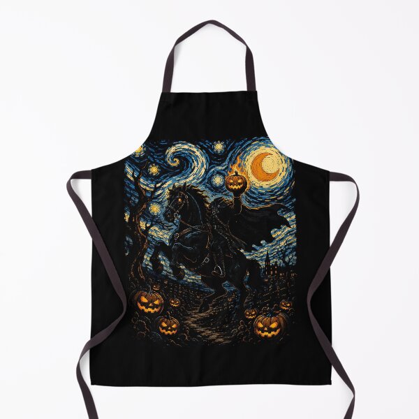 Item preview, Halloween horseman with glowing pumpkin and moonlight designed and sold by rafaeltto.
