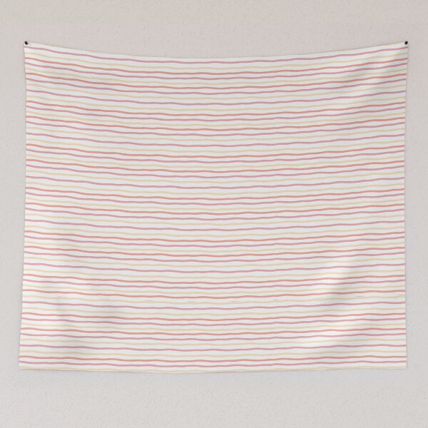 Item preview, Pastel Wavy Stripes Seamless Pattern | Abstract Hand Drawn Lines | Modern Minimalist Background designed and sold by NOUURRRR.