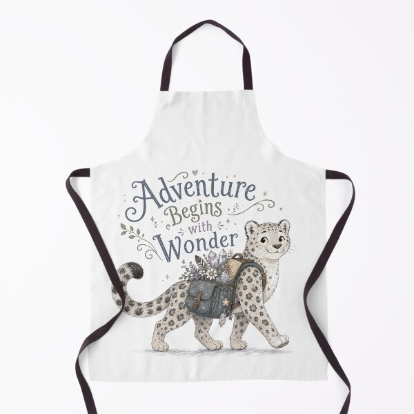Item preview, Snowflake Scout - Cute Snow Leopard designed and sold by bapupa.