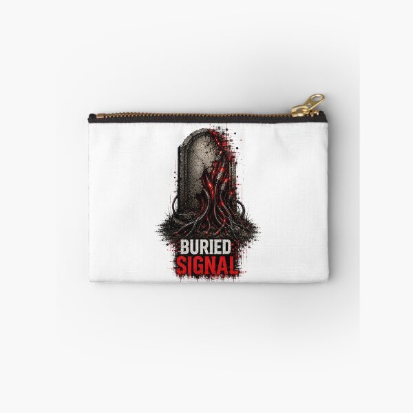 Item preview, BURIED SIGNAL – Horror Cyber Glitch Grave Design designed and sold by UnglaublichGut.