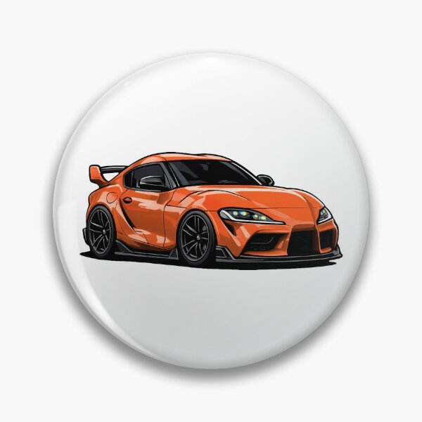 Item preview, A90 MK5 Spra Mikan Blast Orange Mini JDM Sports Car designed and sold by VenZolic.