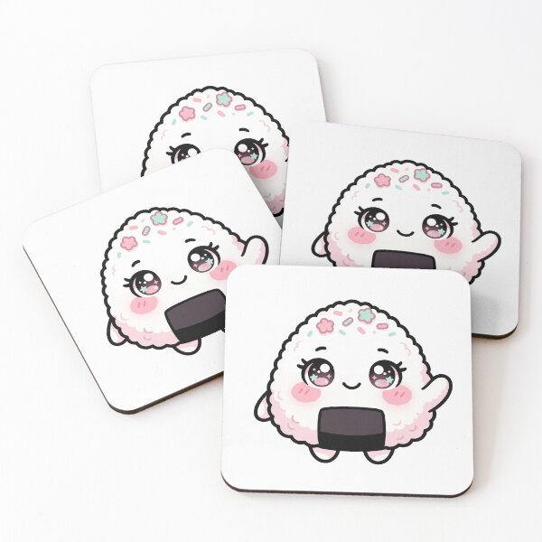 Item preview, Chibi Rice Ball Standalone Illustration designed and sold by Oommen Studio .