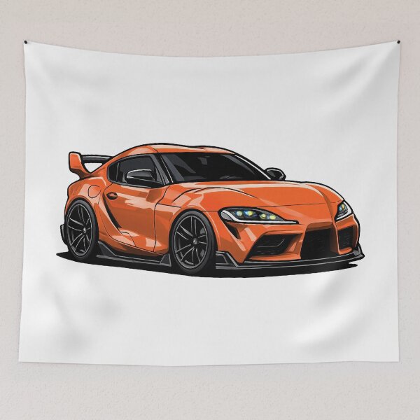 Item preview, A90 MK5 Spra Mikan Blast Orange Mini JDM Sports Car designed and sold by VenZolic.