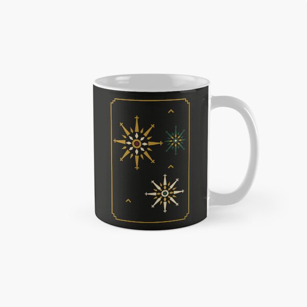 Item preview, Art Deco Snowflakes — Gold and Green Geometric Christmas Art designed and sold by Planthem.
