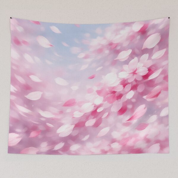 Item preview, Whirling Pink Cherry Blossom Petals in Spring designed and sold by Owcomm.