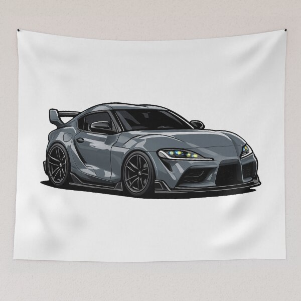 Item preview, A90 MK5 Spra Phantom Matte Gray Mini JDM Sports Car designed and sold by VenZolic.