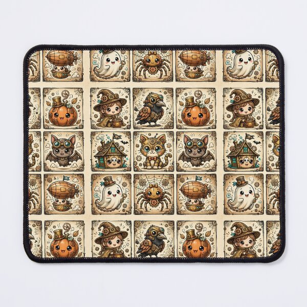Item preview, Kawaii Steampunk Halloween Character Grid designed and sold by Teeny Quities.