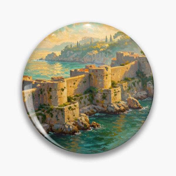 Item preview, Impressionist Sunrise Dubrovnik designed and sold by Late Theory.