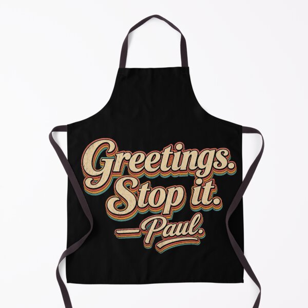 Item preview, Greetings Stop It Paul Retro 70s Christian Humor designed and sold by CF_VintageDesign.