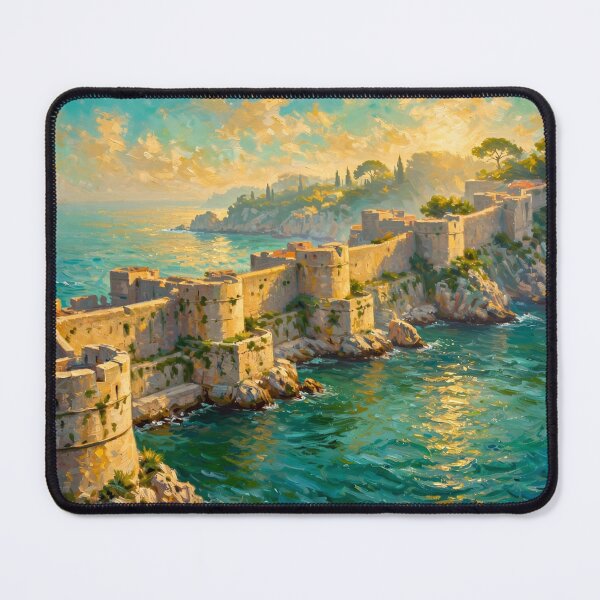 Item preview, Impressionist Sunrise Dubrovnik designed and sold by Late Theory.