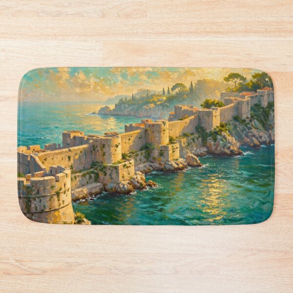 Item preview, Impressionist Sunrise Dubrovnik designed and sold by Late Theory.