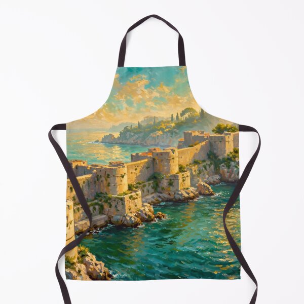 Item preview, Impressionist Sunrise Dubrovnik designed and sold by Late Theory.