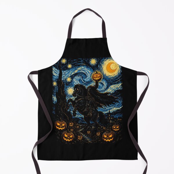 Item preview, Halloween horseman with pumpkin in a starry night halloween designed and sold by rafaeltto.