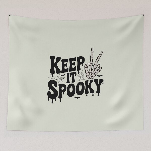 Item preview, Keep It Spooky – Funny Halloween Skeleton Design designed and sold by Jollys-ArtShop.