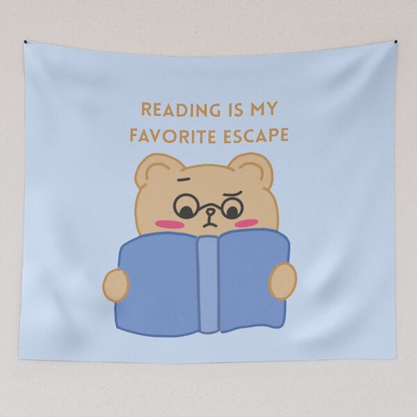 Item preview, Reading is my favorite escape designed and sold by creativityisfun.