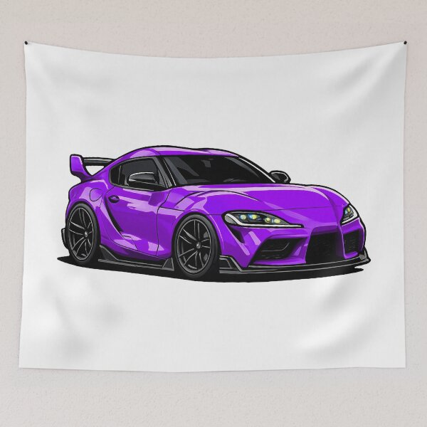 Item preview, A90 MK5 Spra Purple Mini JDM Sports Car designed and sold by VenZolic.