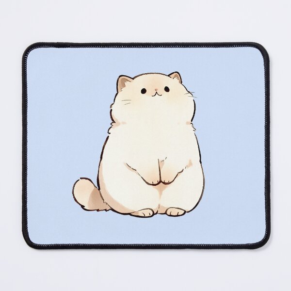 Item preview, Cute Chubby Cream Kitten Kawaii Illustration designed and sold by jianina-alondra.
