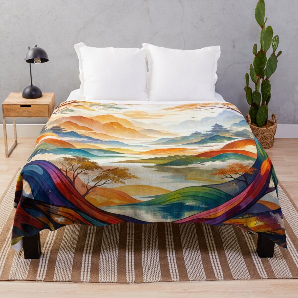 Item preview, Dreamlike landscape with intensely colored tree structures designed and sold by Sigtrix.
