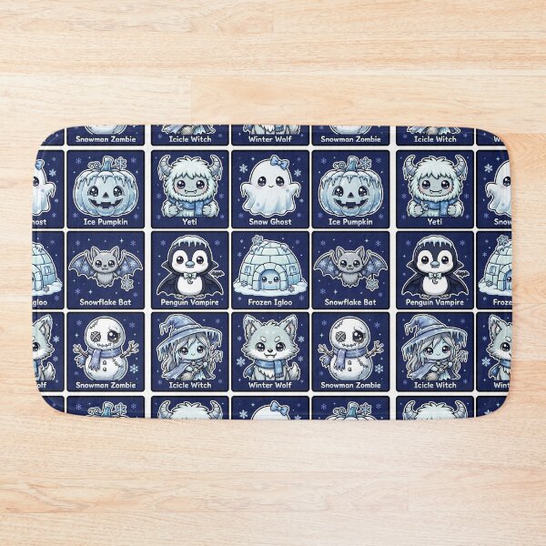 Item preview, Frozen Kawaii Halloween Character Grid designed and sold by Teeny Quities.