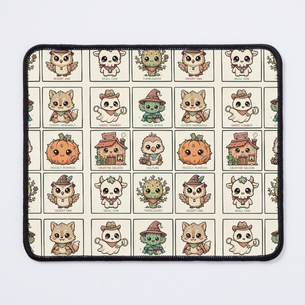 Item preview, Spooky Western Halloween Character Grid designed and sold by Teeny Quities.