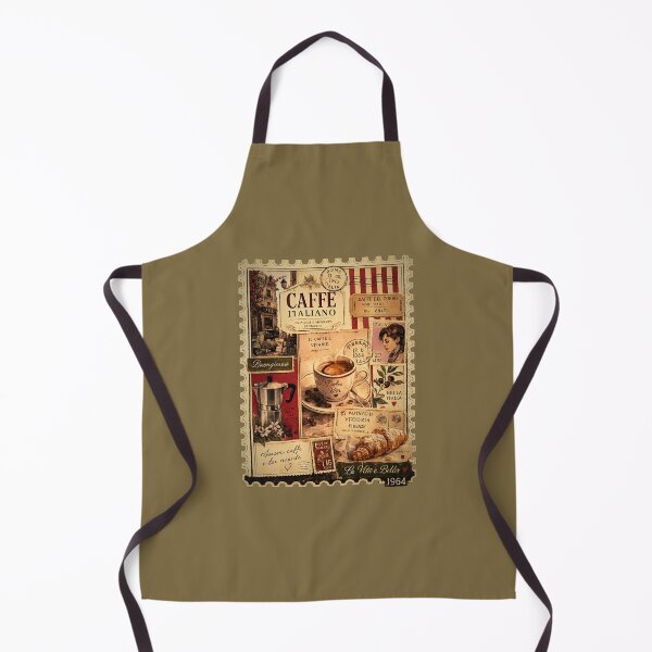 Item preview, Vintage Italian Coffee Stamp Collage – Caffè Italiano Dolce Vita Art designed and sold by IsyLaneDesign.
