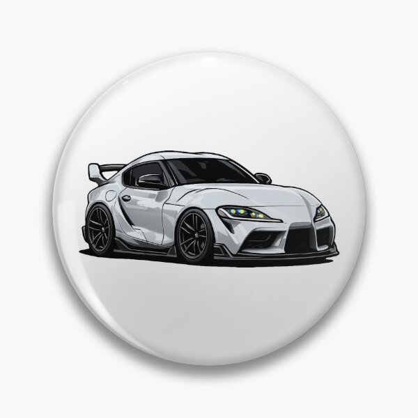 Item preview, A90 MK5 Spra Tungsten Silver White Mini JDM Sports Car designed and sold by VenZolic.