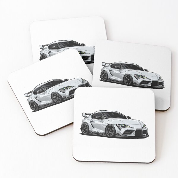 Item preview, A90 MK5 Spra Tungsten Silver White Mini JDM Sports Car designed and sold by VenZolic.