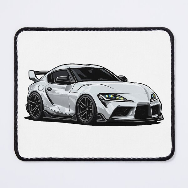 Item preview, A90 MK5 Spra Tungsten Silver White Mini JDM Sports Car designed and sold by VenZolic.