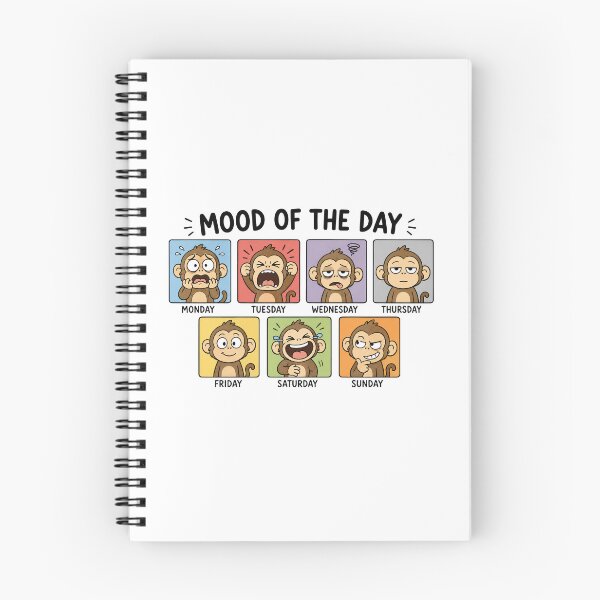 Item preview, Mood Of The Day Monkey designed and sold by MonkiFlipp.