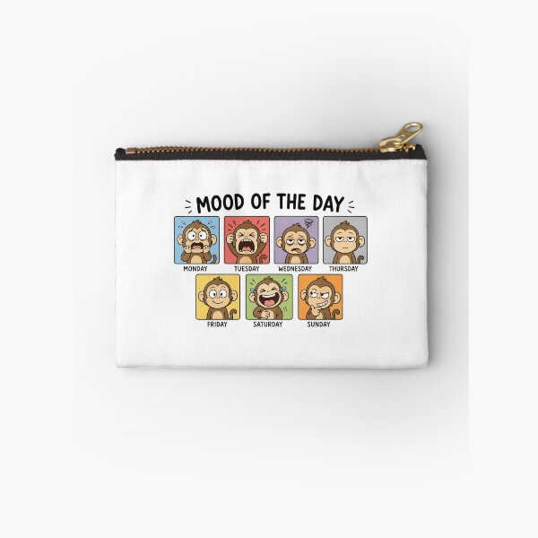 Item preview, Mood Of The Day Monkey designed and sold by MonkiFlipp.
