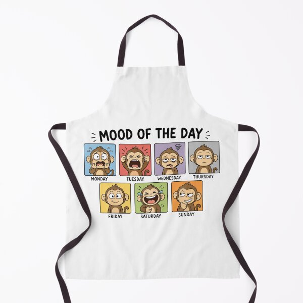 Item preview, Mood Of The Day Monkey designed and sold by MonkiFlipp.