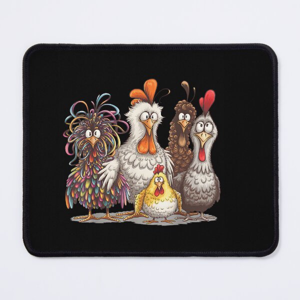Item preview, Funny Crazy Chicken Family Cartoon Artwork designed and sold by cpapro77.