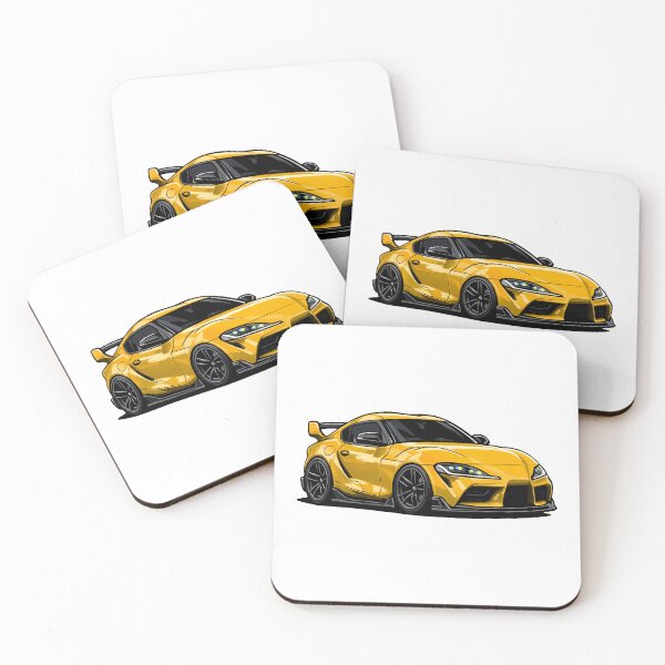 Item preview, A90 MK5 Spra Nitro Yellow Mini JDM Sports Car designed and sold by VenZolic.