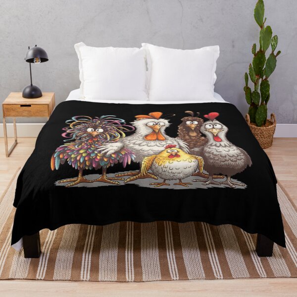 Item preview, Funny Crazy Chicken Family Cartoon Artwork designed and sold by cpapro77.