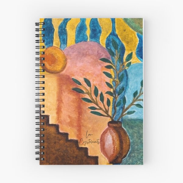 Item preview, ​Mediterranean Sun & Botanical Oasis - Abstract Boho Canvas designed and sold by crystalar95.