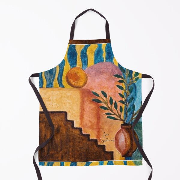 Item preview, Mediterranean Sun & Botanical Oasis - Abstract Boho Canvas designed and sold by crystalar95.