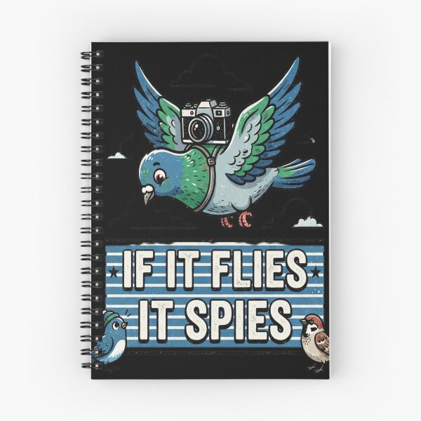 Item preview, If It Flies It Spies - Birds Are designed and sold by catrizmorkess.