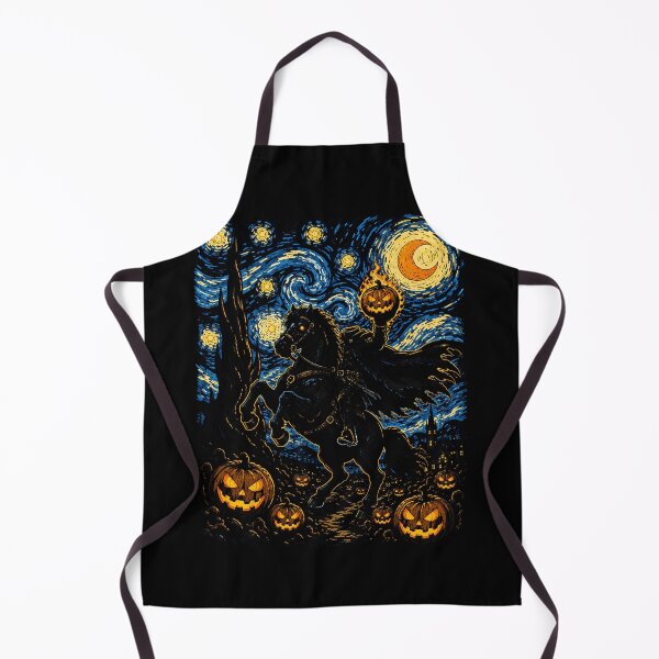Item preview, Spooky Horseman with Pumpkin and Night Sky Halloween designed and sold by rafaeltto.