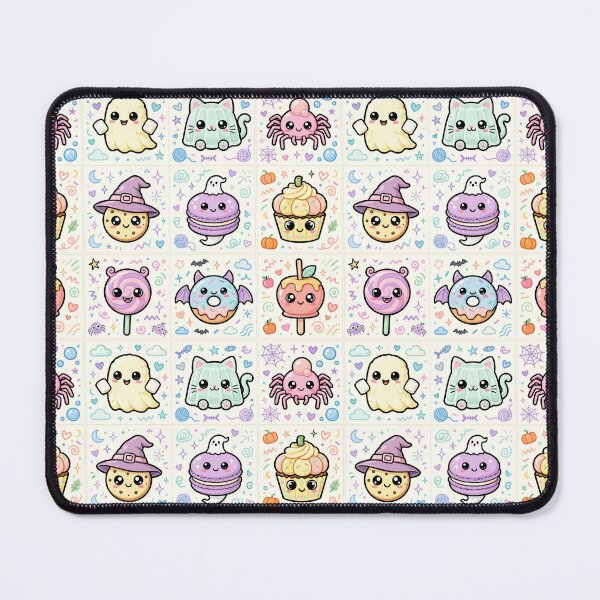 Item preview, Pastel Kawaii Halloween Treats Grid designed and sold by Teeny Quities.