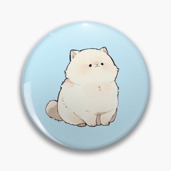 Item preview, Cute Fluffy Cream Kitten Kawaii Illustration designed and sold by jianina-alondra.