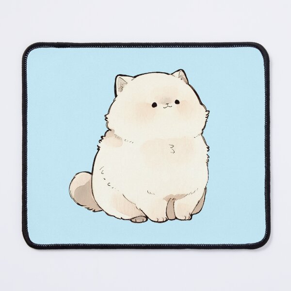 Item preview, Cute Fluffy Cream Kitten Kawaii Illustration designed and sold by jianina-alondra.