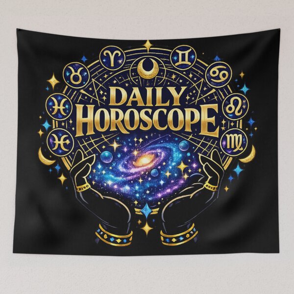 Artikelvorschau, Galaxy Hands Tageshoroskop | Astrologie-Tierkreis-Kosmisches Universum-Fantasy-T-Shirt entworfen und verkauft von irfanshikh.