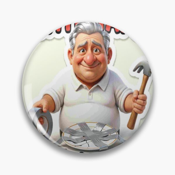 Item preview, Fixed With Tape Hope And Nonna's Prayers - Funny Italian Dad DIY designed and sold by Petringo.